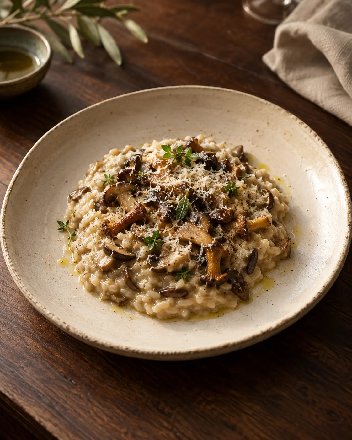 Risotto aux champignons — Maison Sepia